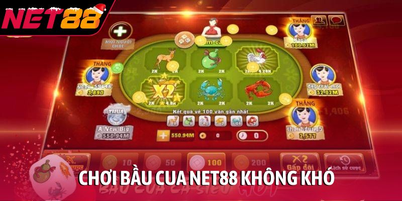 Chơi bầu cua NET88 không khó